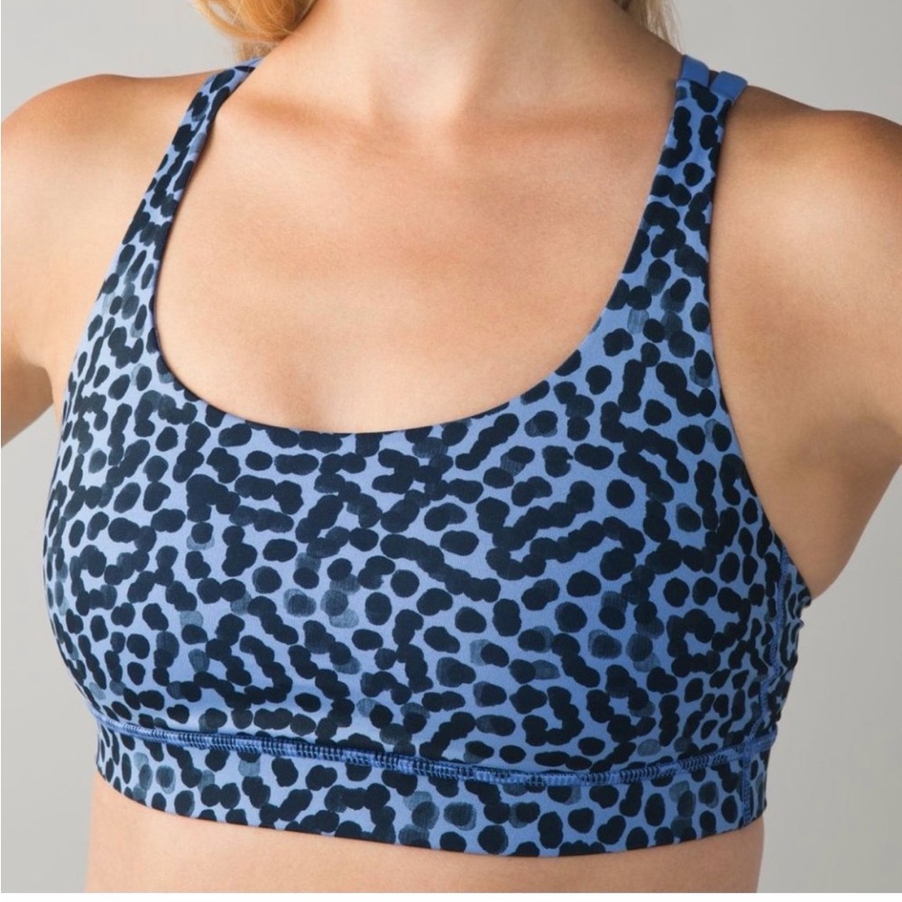 Lululemon Energy Bra Ace Spot Lullaby Black